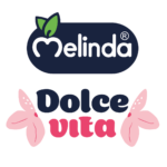 Melinda Dolcevita Logo su sfondo trasparente